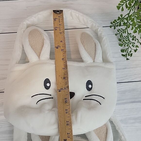 Adorable Bunny Ears Kids Plush Easter Baskets By Children's Place - Cream - Picture 9 of 11